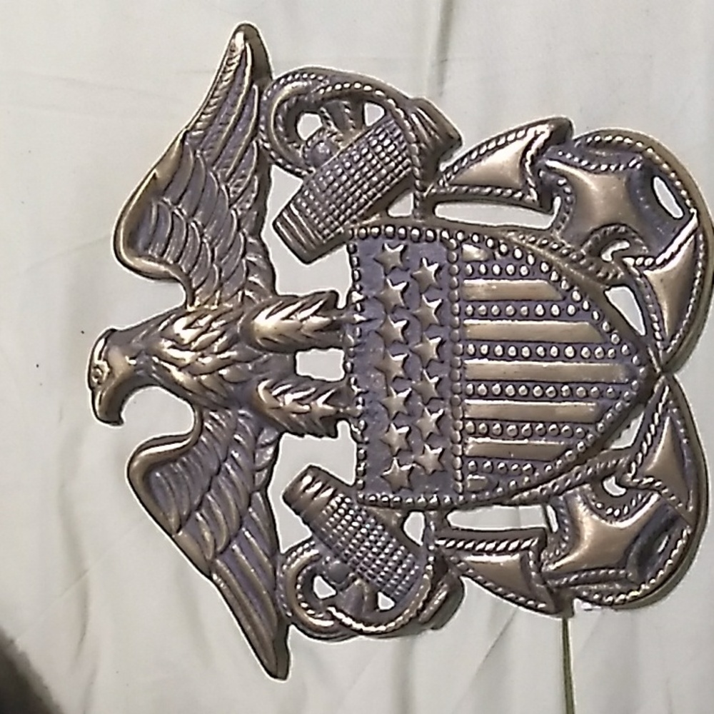 Brass Eagle Patriotic wall hanging